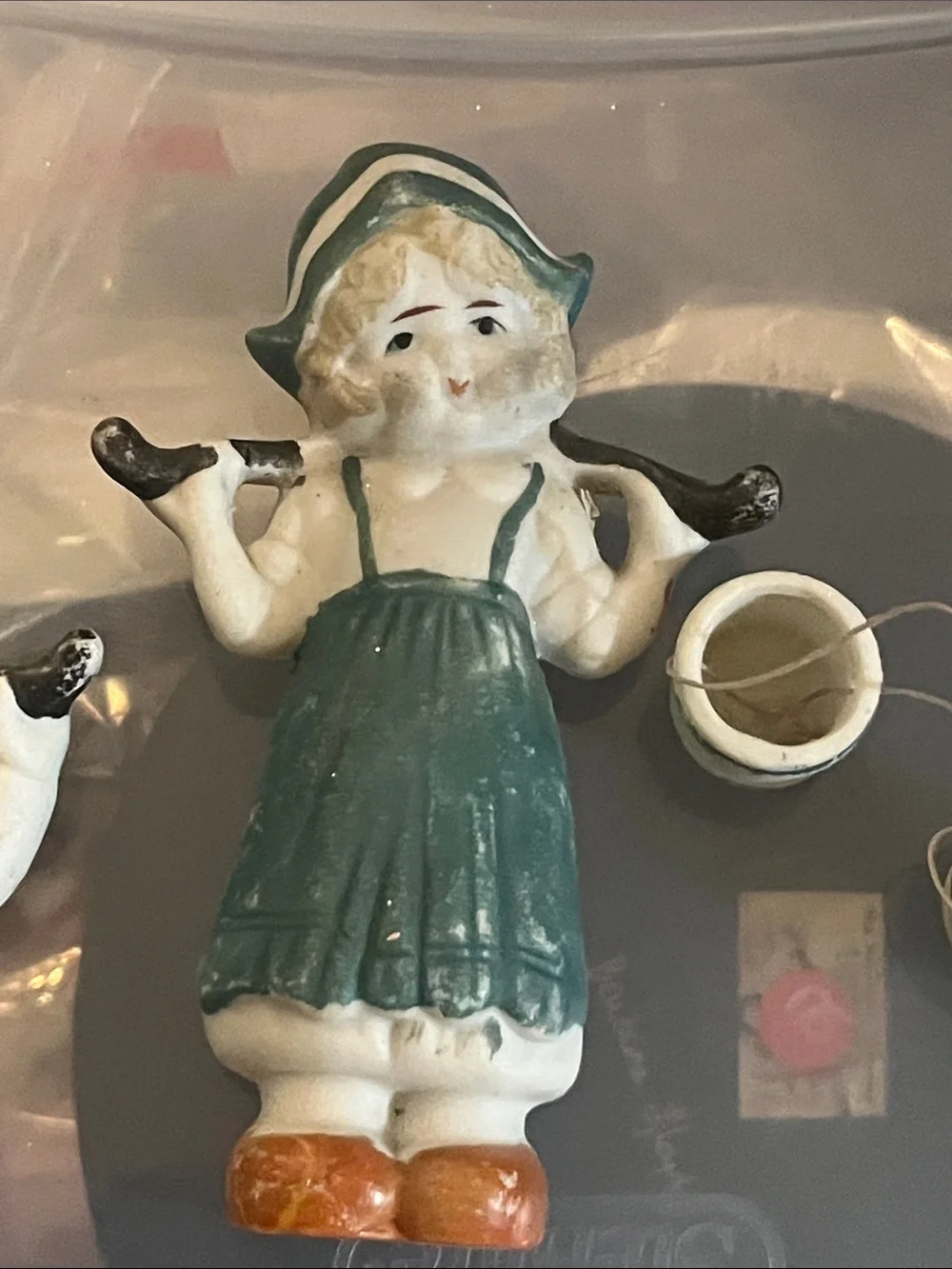 Vintage Style Dutch Bisque Boy and Girl Figurines - Home Accents 1930s #176